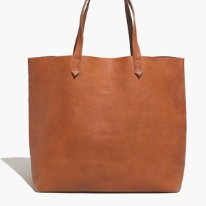 Madewell Transport Tote English Saddle EUC